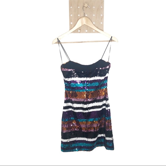 NWT LIKELY BRAELYNN SEQUIN MINI DRESS - Picture 10 of 13